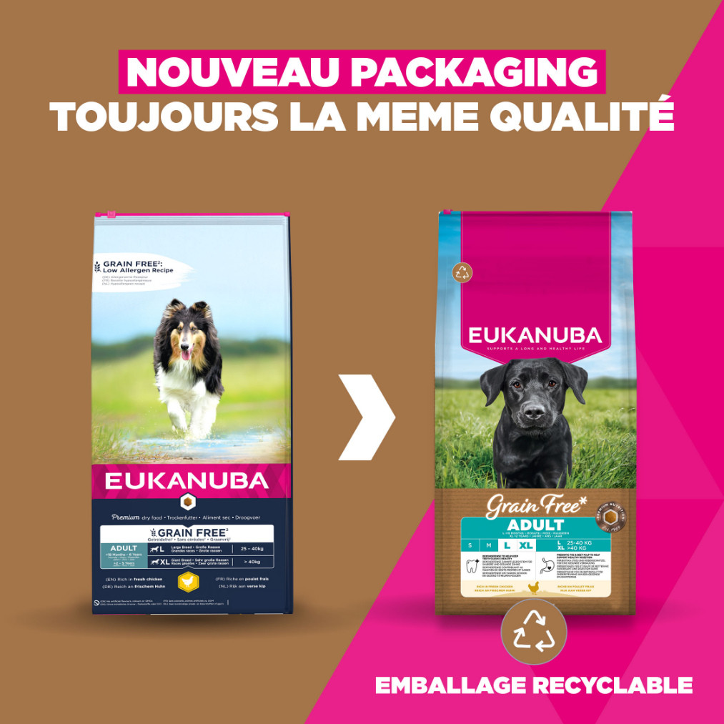 Eukanuba Adult Large kip graanvrij hondenvoer