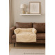 Brekz Berlin coussin pour canapé en polaire pour chien - beige