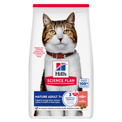 Hill’s Mature Adult 7+ au saumon pour chat