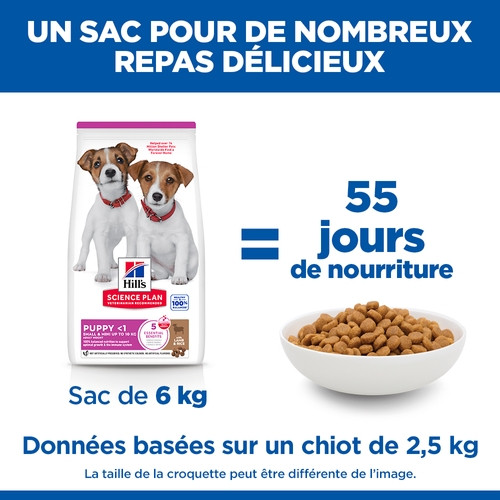 Hill's Puppy Small & Mini met lam & rijst hondenvoer