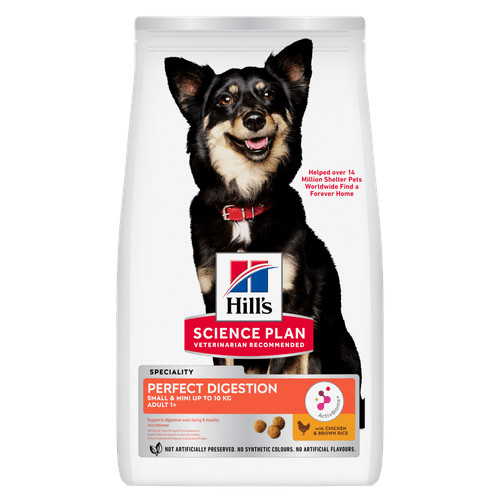 Hill's Adult Perfect Digestion Small & Mini au poulet & riz brun pour chien