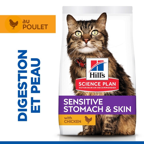 Hill's Adult Sensitive Stomach & Skin pour chat