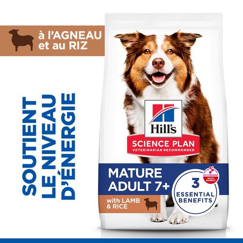 Hill's Mature Adult Medium à l'agneau et riz pour chien
