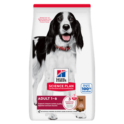Hill's Adult Medium à l’agneau et riz pour chien