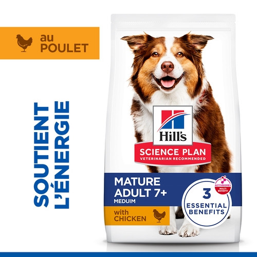 Hill's Mature Adult 7+ Active Longevity Medium Huhn Hundefutter 