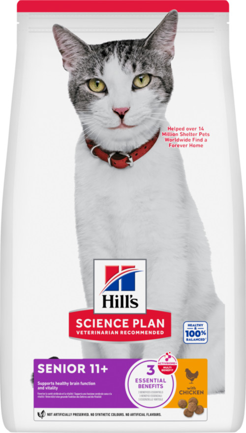 Hill's Senior 11+ au poulet pour chat