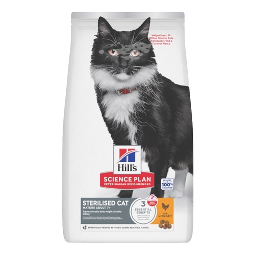 Hill's Mature Adult 7+ Sterilised au poulet pour chat