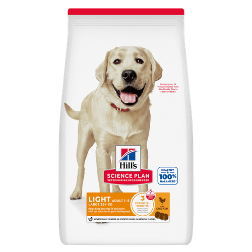 Hill's Adult Light Large Breed au poulet pour chien