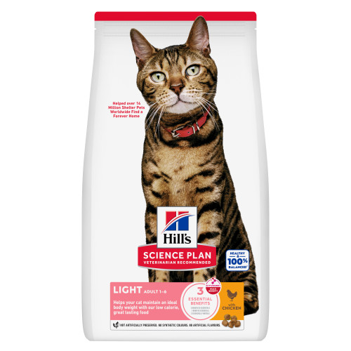 Hill's Light Adult au poulet pour chat