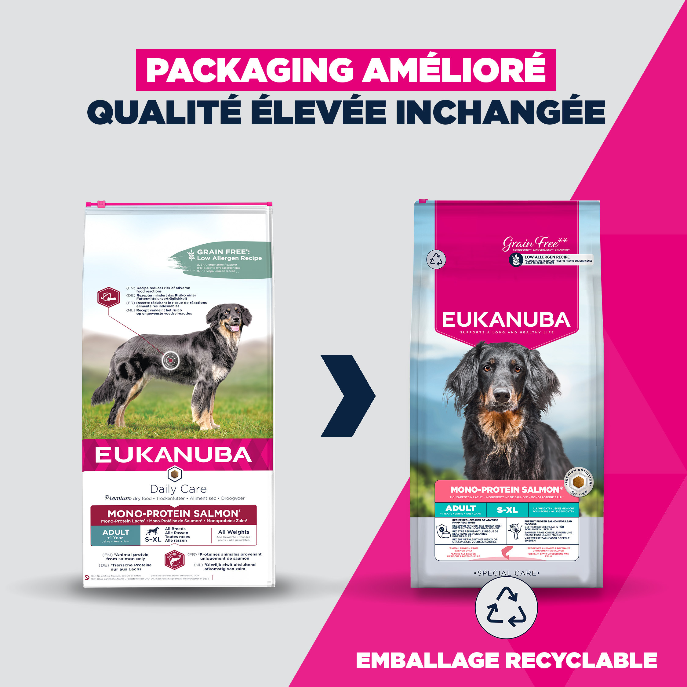 Eukanuba Daily Care Monoprotein zalm hondenvoer
