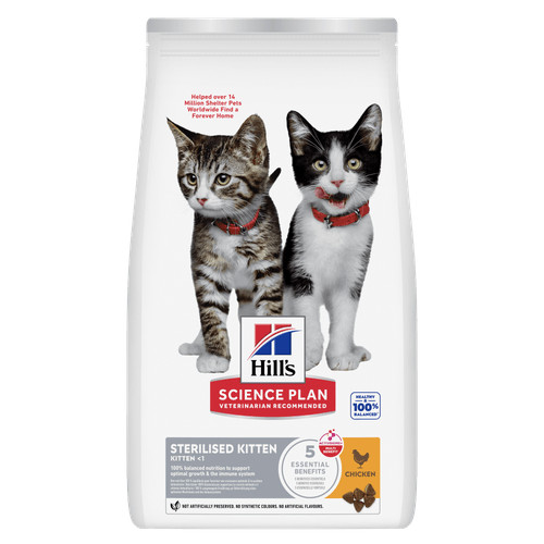Hill's Kitten Sterilised au poulet pour chaton