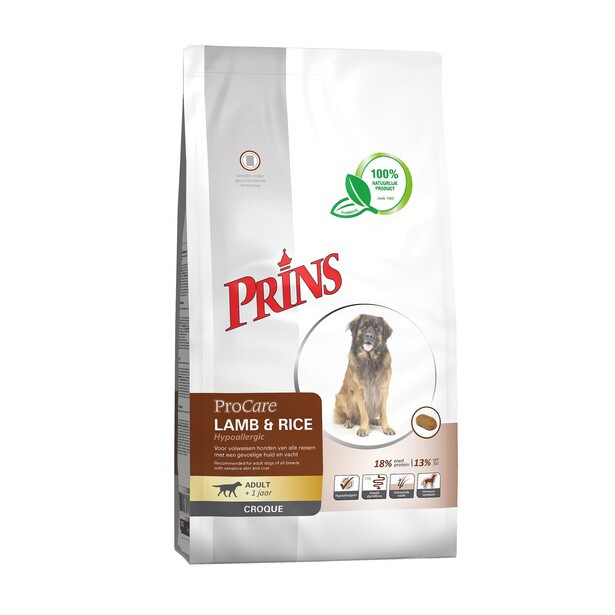 Prins ProCare Croque Hypoallergenic à l'agneau & riz pour chien