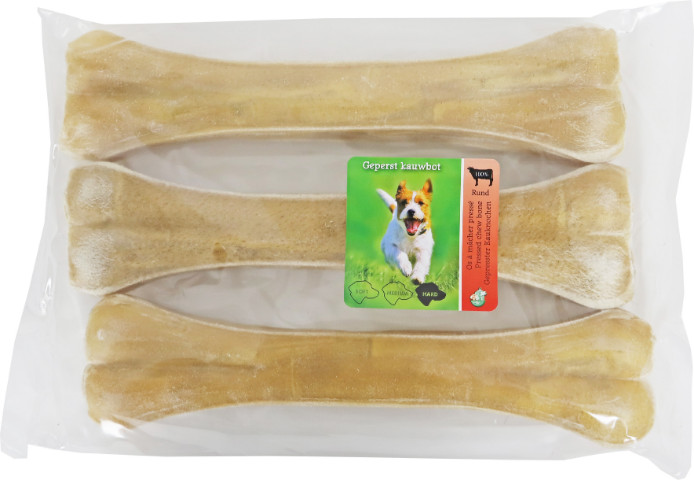 Os en peaux de buffle compressé 26 cm  pour chien