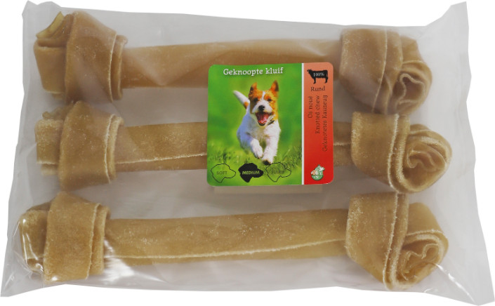 Os en peaux de buffle 25 cm pour chien