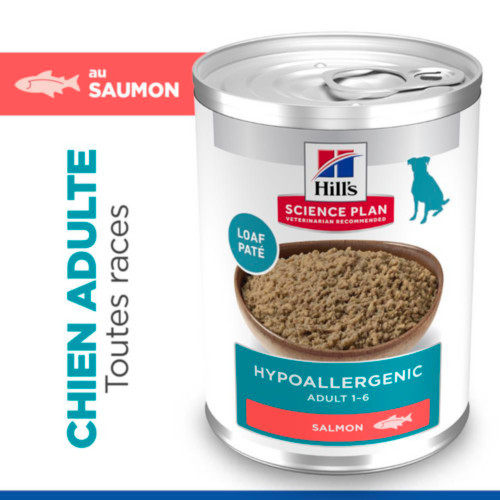 Hill's Adult Hypoallergenic nat hondenvoer met zalm blik