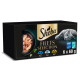 Sheba Filets Sélection poisson blanc, poulet-thon, volaille-saumon pâtée pour chat multipack (barquettes 60 g)
