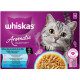 Whiskas 1+ Aromatic Délice des produits de la Mer en sauce pâtée pour chat multipack (sachets 85 g)