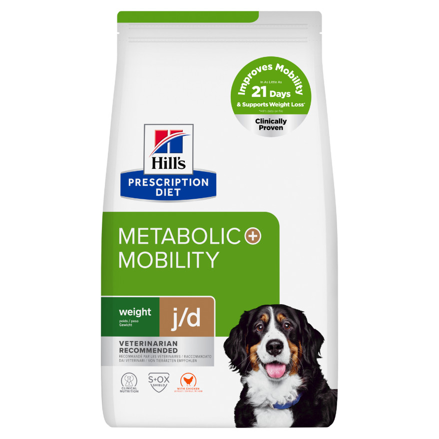 Hill's Prescription Diet J/D Weight Metabolic + Mobility au poulet pour chien