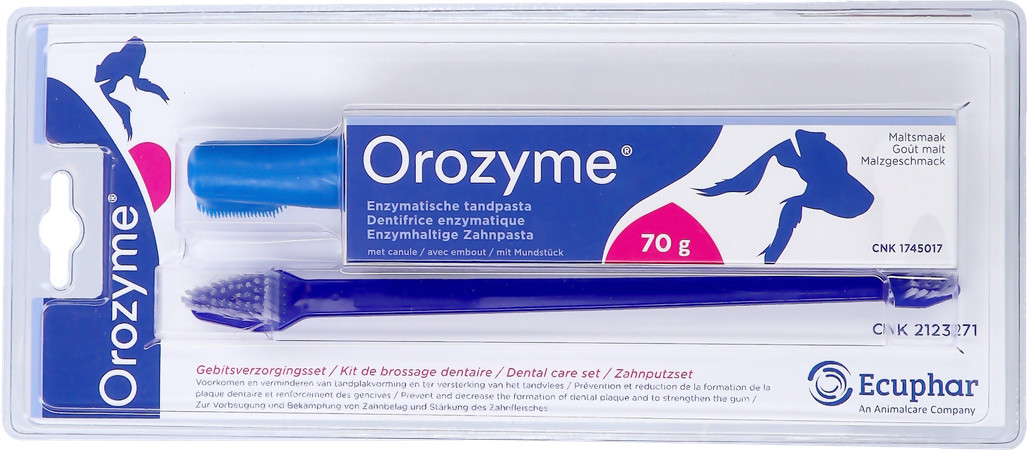 Orozyme Gebitsverzorginggset voor hond en kat