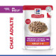 Hill's Adult pâtée au bœuf pour chat (sachet repas)