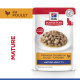 Hill's Mature Adult 7+ pâtée au poulet pour chat (sachet repas)