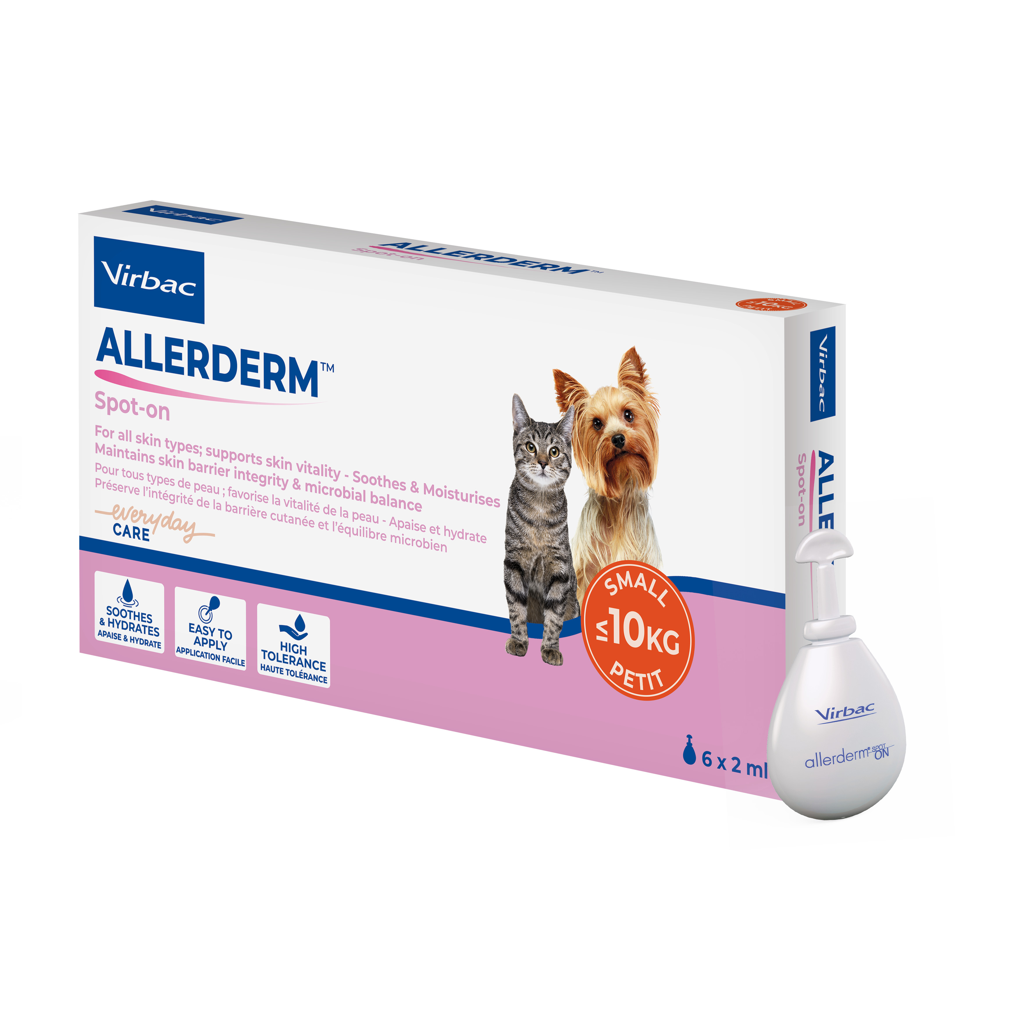 Virbac Allerderm Spot-on Kleine hond & kat tot 10 kg