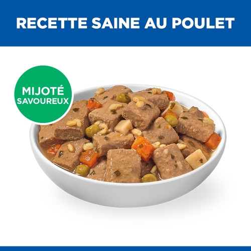 Hill's Puppy au poulet & aux légumes pâtée pour chiot (mijoté, boîte)