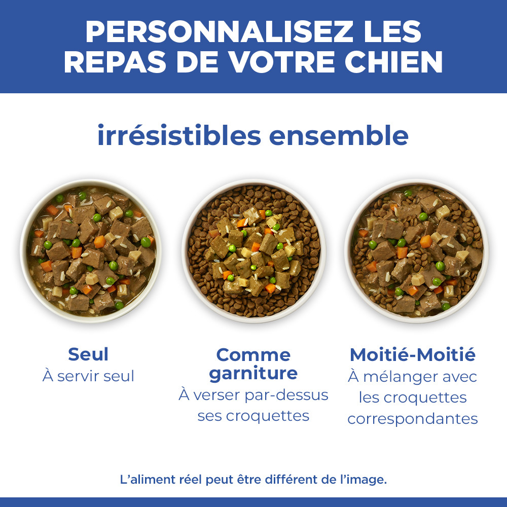 Hill's Mature Adult au poulet & aux légumes pâtée pour chien (mijoté, boîte)