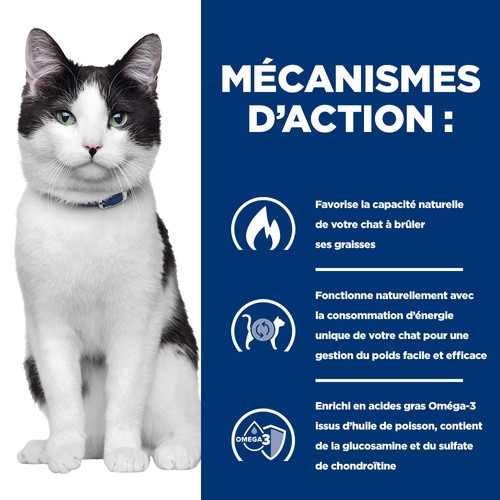 Hill's Prescription Diet J/D Weight Metabolic + Mobility sachet repas au poulet pour chat 