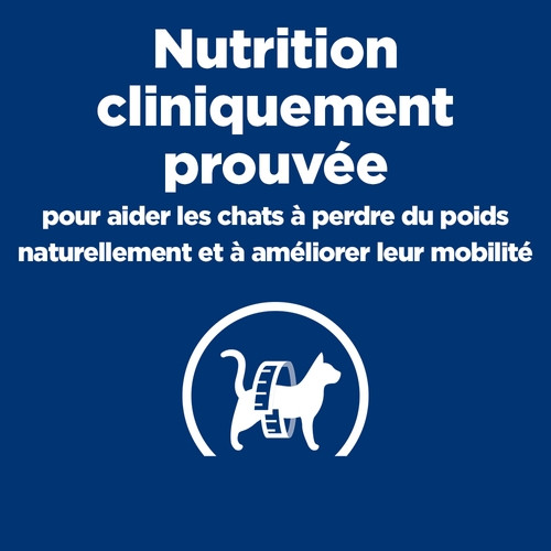 Hill's Prescription Diet J/D Weight Metabolic + Mobility au poulet pour chat
