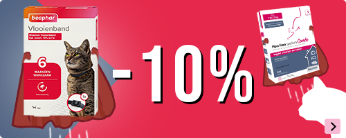Maintenant 10% de réduction sur les produits anti-puces pour votre chat